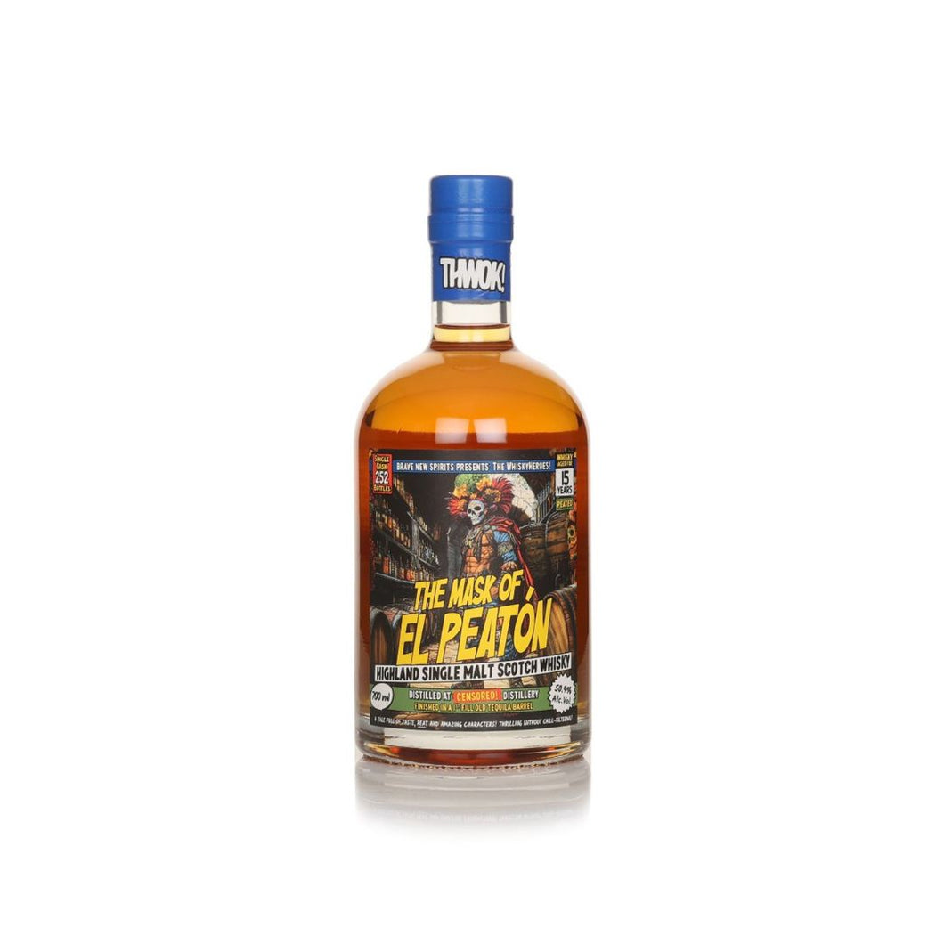 Brave New Spirits Whisky Heroes: The Mask Of El Peaton (Peated Highland 15Y) 50.9% 70cl