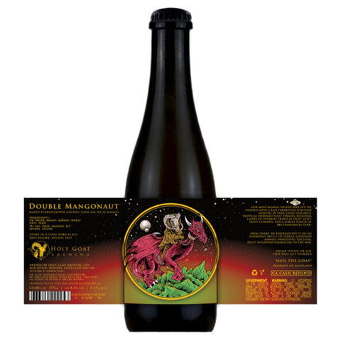 Holy Goat 'Double Mangonaut' Mixed Fermentation Mango Sour 8.4% 375ml