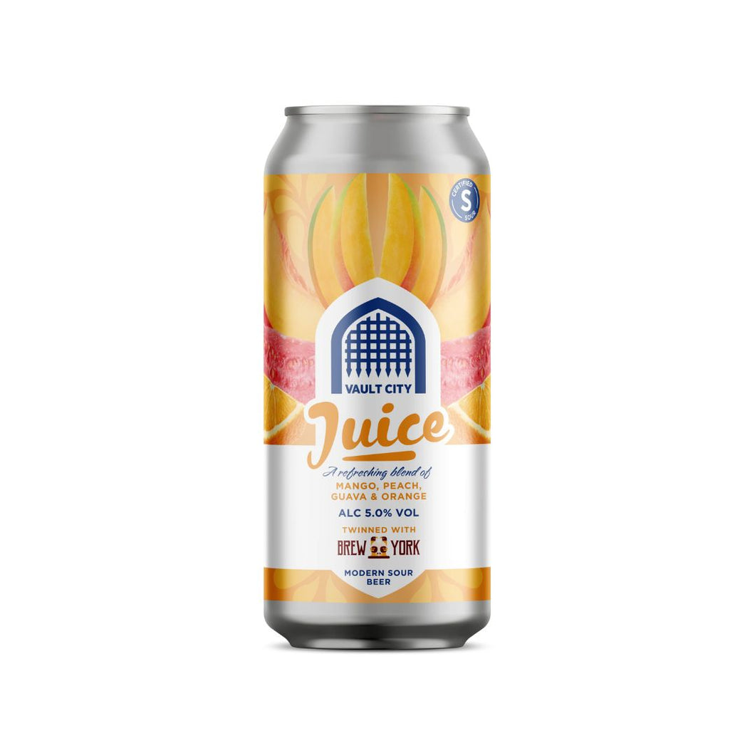 Vault City 'Juice' Mango Peach Guava Orange Sour 5% 440ml