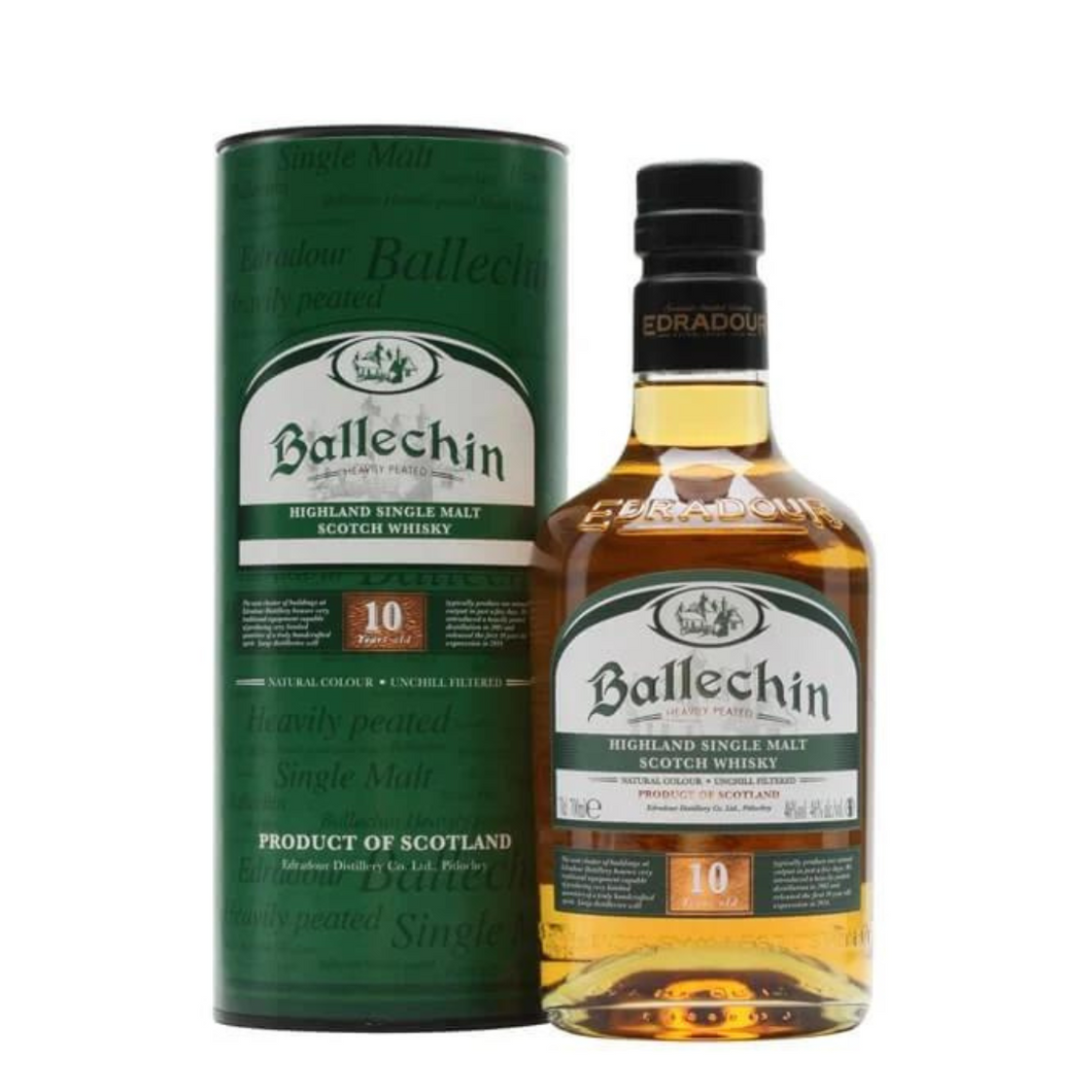 Ballechin 10yo Peated Highland Single Malt Whisky 46% 70cl