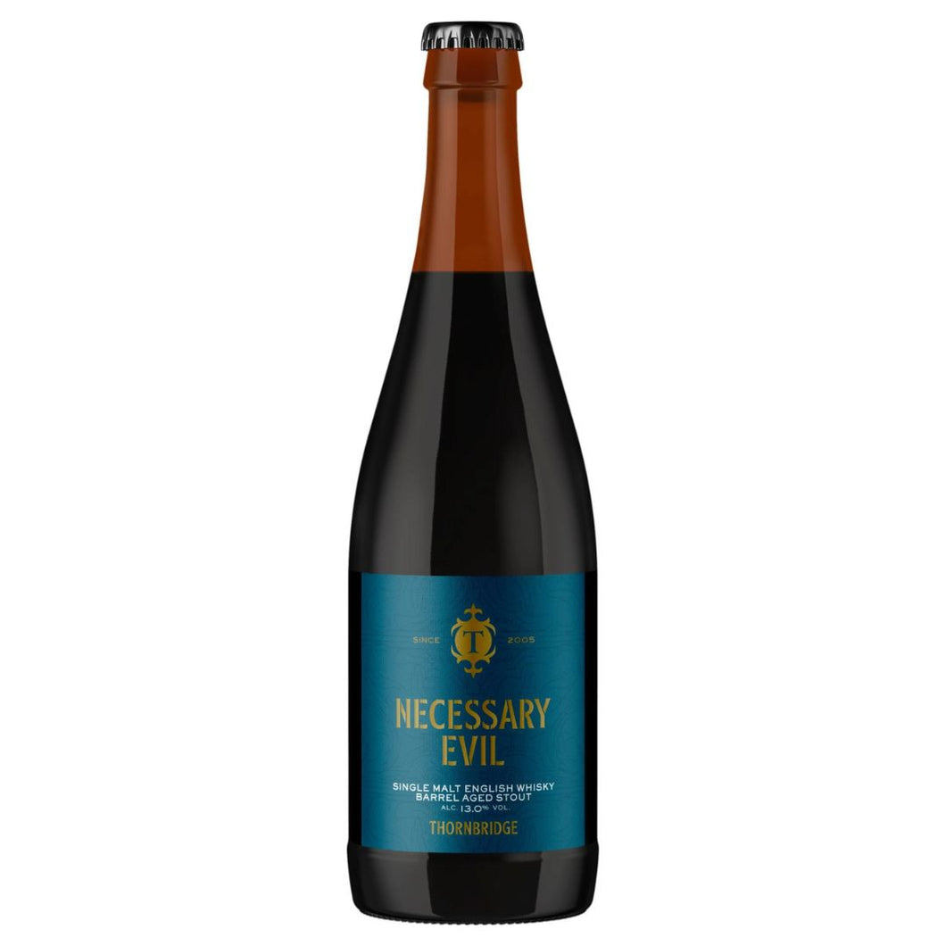 Thornbridge 'Necessary Evil' Wire Works English Whisky Barrel Imperial Stout 13% 375ml