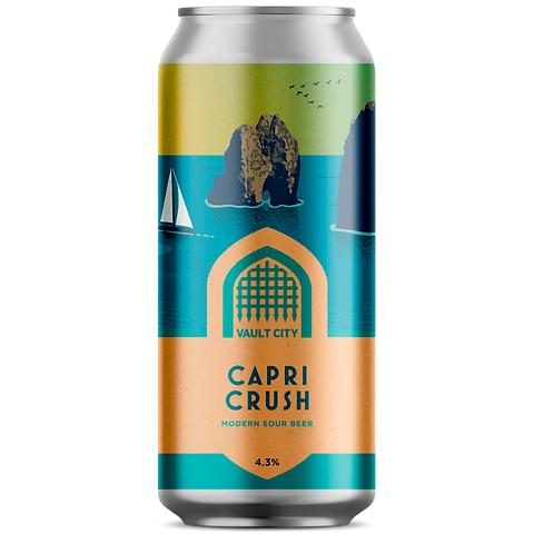 Vault City 'Capri Crush' Lemon Blood Orange Guava Sour 4.3% 440ml