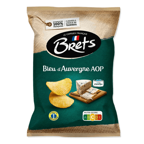 Brets Crisps Blue Cheese Auvergne 125g