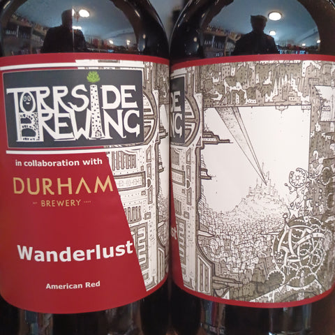 Torrside X Durham 'Wanderlust' American Red Ale 5% 500ml