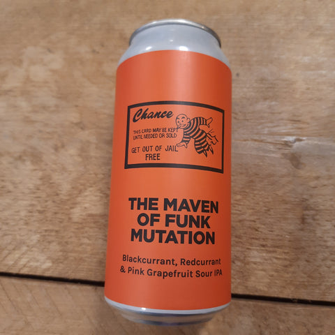 Pomona Island 'The Maven Of Funk Mutation' Blackcurrant Redcurrant & Pink Grapefruit Sour IPA 6.2% 440ml