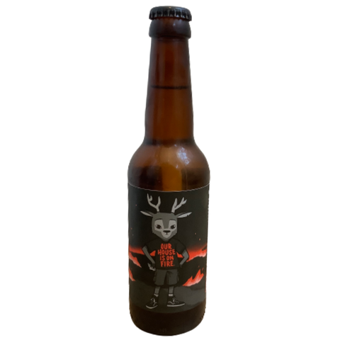 High Peak Cider 'Our House Is On Fire' Apple Wood Smoked Dry Cider 6.4% 330ml
