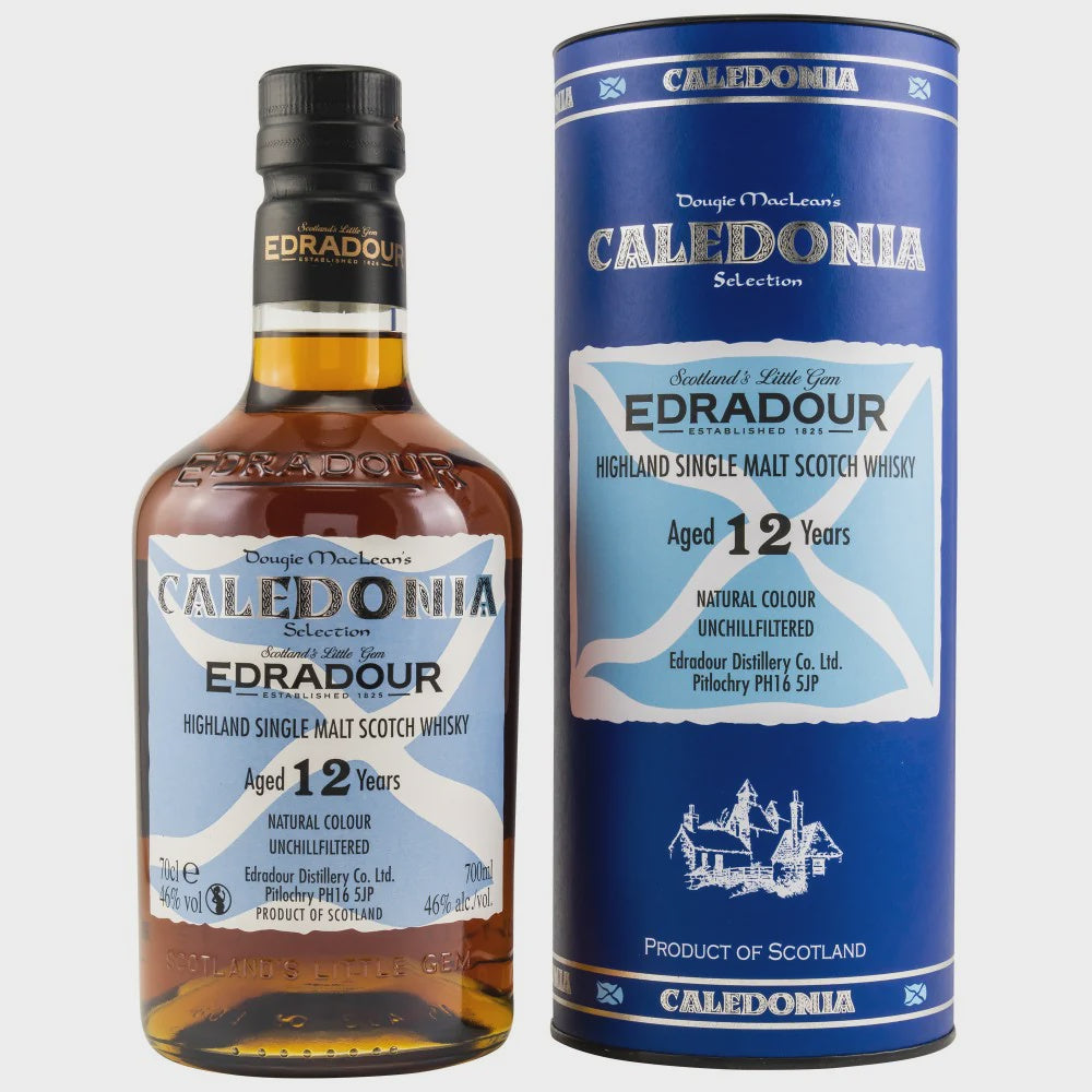 Edradour 'Caledonian' 12yo Highland Single Malt Whisky 46% 70cl