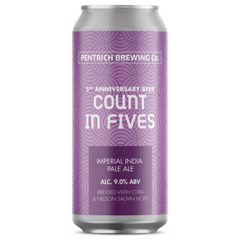 Pentrich Brewing Count In Fives Imperial IPA 9% 440ml