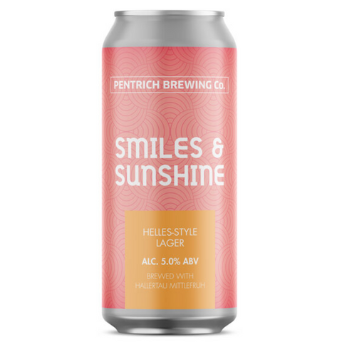 Pentrich Brewing Smiles & Sunshine Helles Lager 5% 440ml