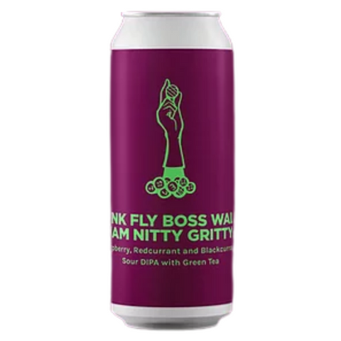 Pomona Island 'Tank Fly' Raspberry Currant Green Tea Sour DIPA 8% 440ml
