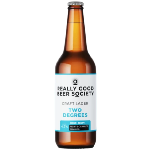 Really Good Beer 'Two Degrees' Lager 4.7% 330ml