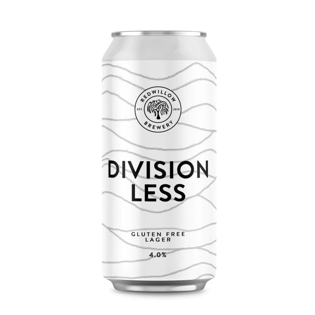 Red Willow 'Divisionless' GF Lager 4% 440ml