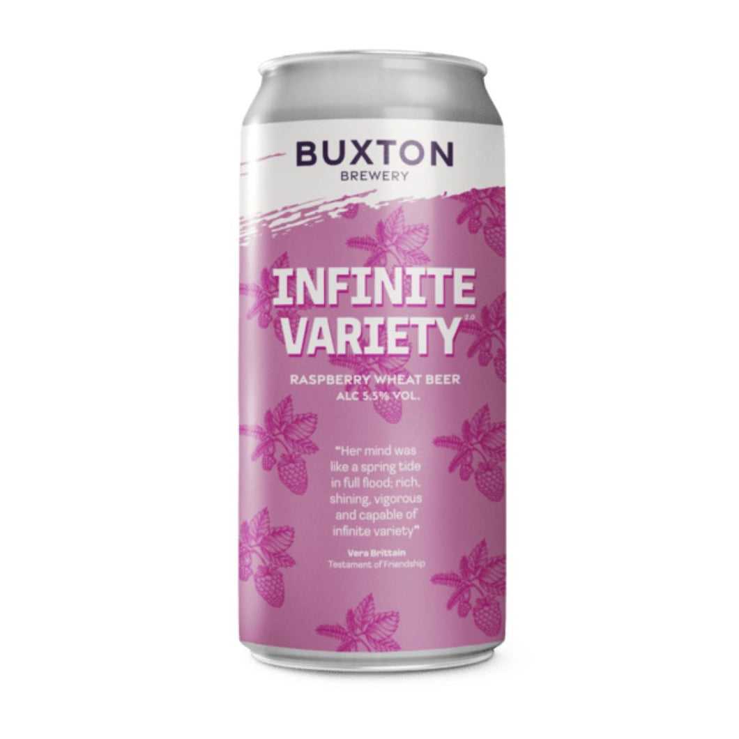 Buxton 'Infinite Variety' Raspberry Wheat Beer 5.5% 440ml