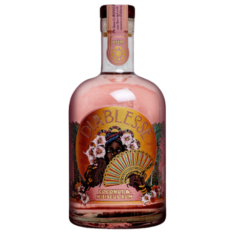 Diablesse Coconut & Hibiscus Pink Rum 38% 70cl