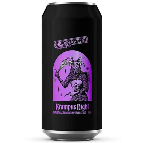 Neon Raptor 'Krampus Night' Christmas Pudding Imperial Stout 11% 440ml