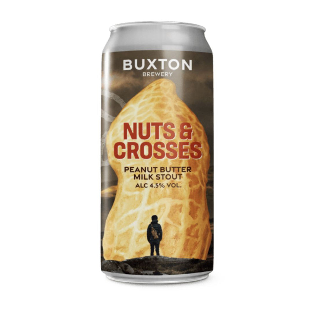 Buxton 'Nuts & Crosses' Peanut Butter Milk Stout 4.5% 440ml