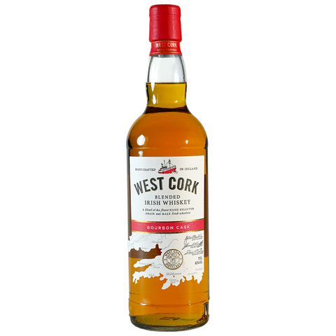 West Cork Irish Whiskey Bourbon Cask 40% 70cl