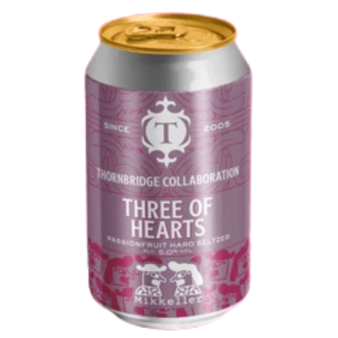 Thornbridge/Mikeller 'Three of Hearts' Hard Seltzer 5% 330ml
