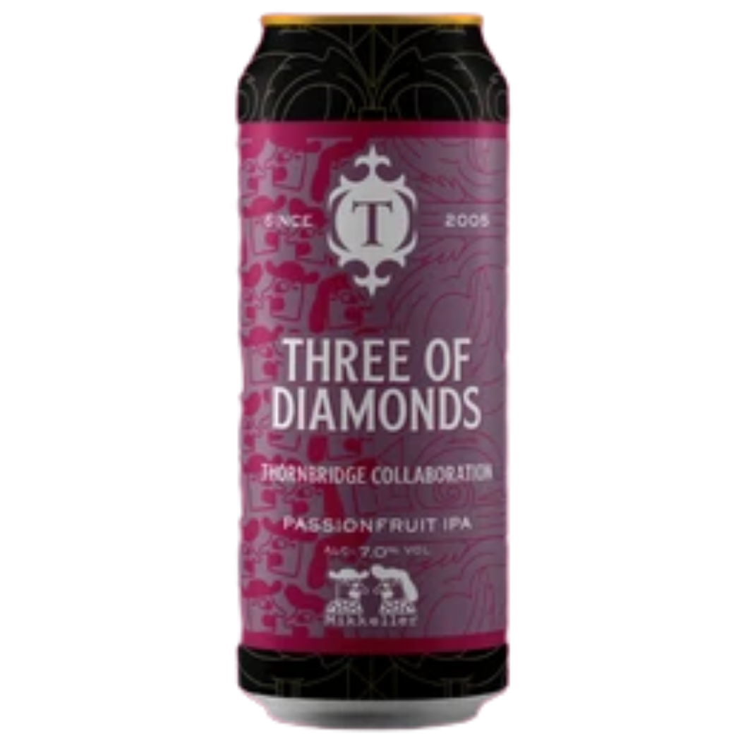 Thornbridge/Mikeller 'Three Of Diamonds' Passionfruit IPA 7% 440ml